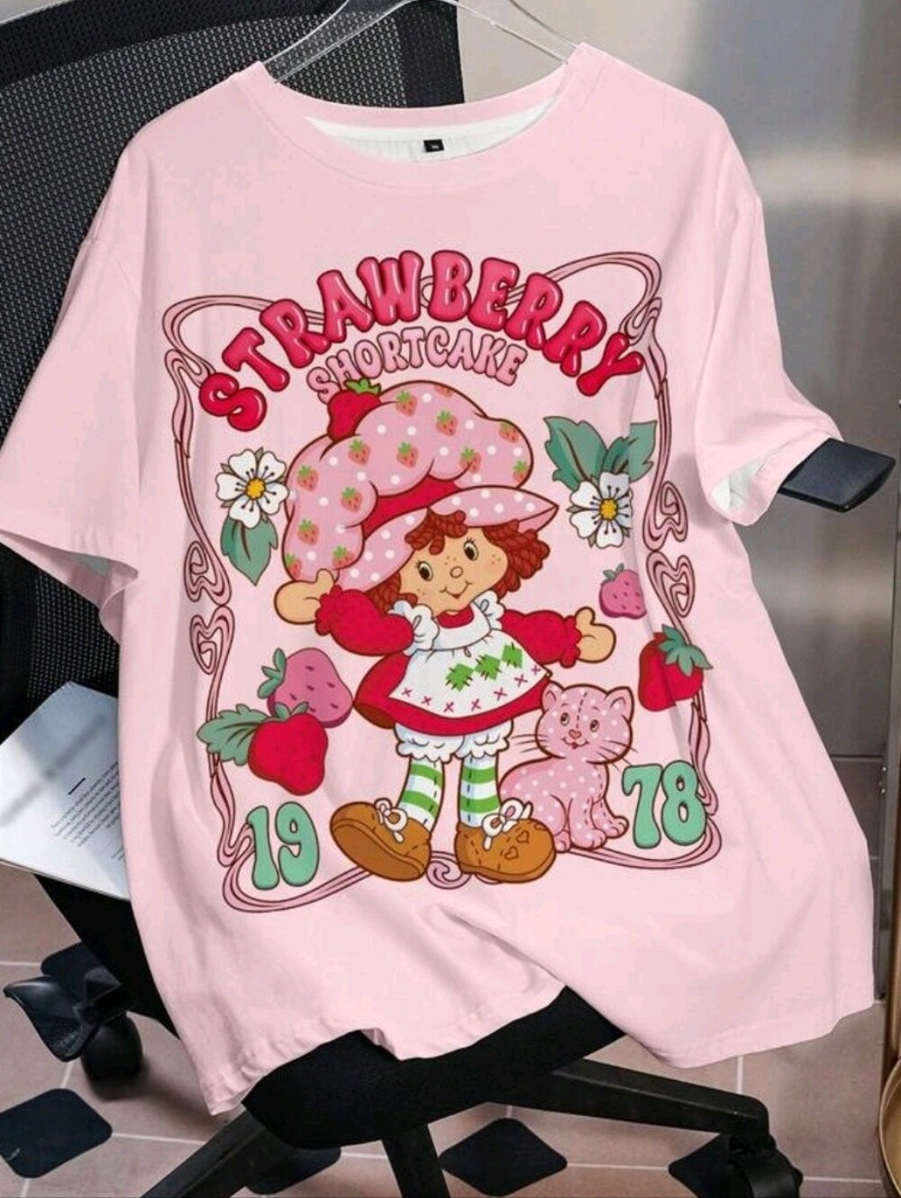 Strawberry Shortcake Pink Graphic Tee